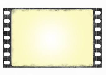 grunge wide screen film frame