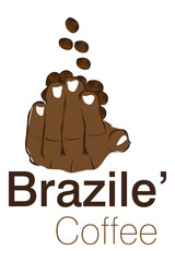 Brazile coffee logo