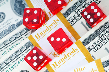 Red dice and dollars