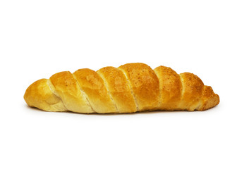 Bread loaf isolated on the white background
