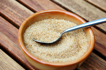 Sugar on a table
