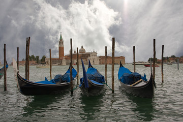 View of Gondalas from Venice