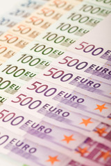 Euro banknote series background