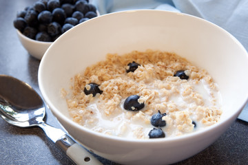 Porridge with Blueberries