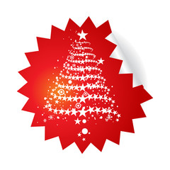 christmas tree stiker
