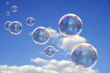 Colorful Soap Bubbles