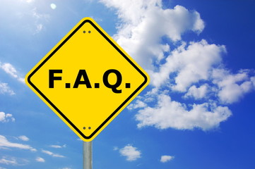 faq sign