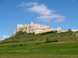 Fototapeta na wymiar Spissky Hrad. Castle in central Europe,Slovakia