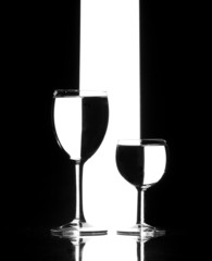 wine glasses