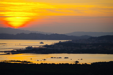 tramonto a la maddalena