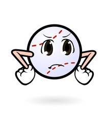 vector baseball mascot