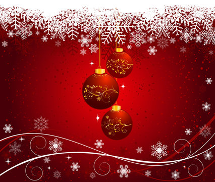 Abstract Christmas background vector