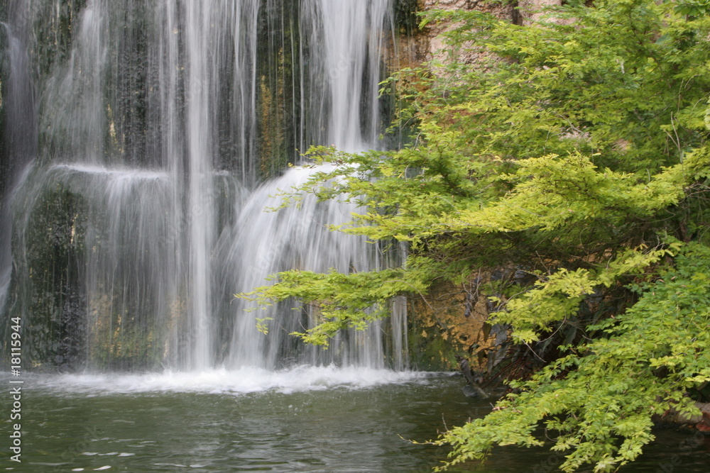 Sticker waterfall