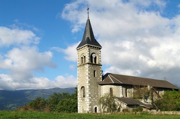 Fototapeta na wymiar Kościół katolicki Chambéry się