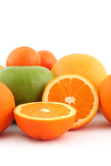 Citrus fruits - oranges, grapefruit, tangerine, lime and lemon
