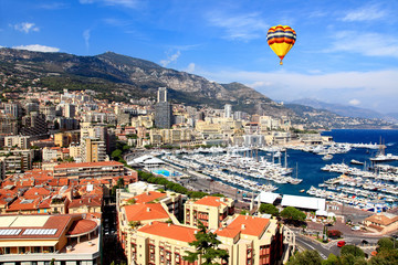 Aerial view of Monte-Carlo Monaco