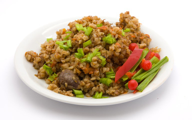 Boiled buckwheat