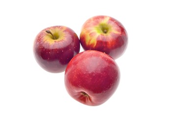 Apples isolated on white