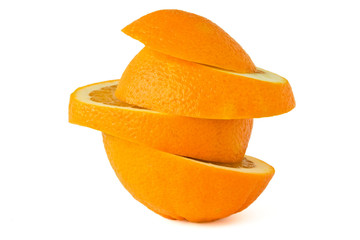 Fototapeta na wymiar Orangen isoliert