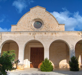 Fototapeta na wymiar SS.ma Boskiej Bolesnej w kościele. Selva di Fasano. Brindisi.Puglia.