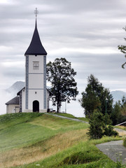 Kirche in slowenischen Alpen, Jamnik (2009)