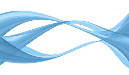 Original abstraction in bluish cold tones