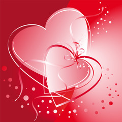 Valentine hearts - obrazy, fototapety, plakaty