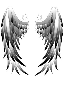 Angelwings Engelsfl&uuml;gel Tattoo Art 1