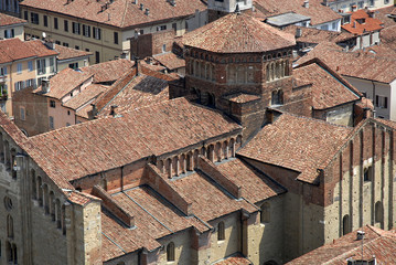 aerial view of Pavia