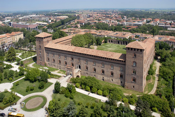 aerial view of Pavia