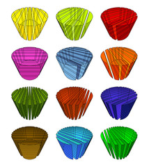 Collection of cylinders