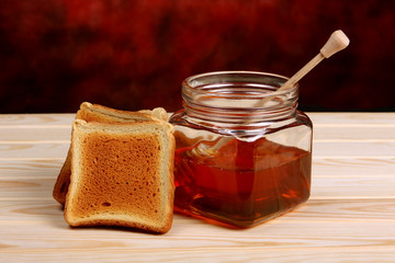 Honey and toasts
