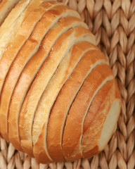 Loaf of freshly baked bread