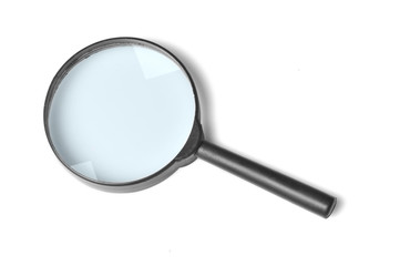 Loupe on a white background