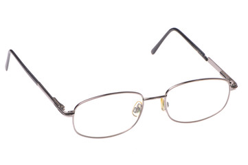 Glasses on a white background