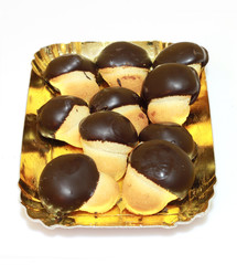 vassoio biscotti al cioccolato