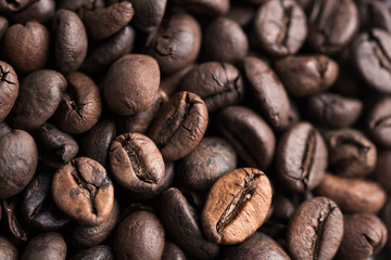 Coffee beans background