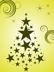 Abstrakter Weihnachtsbaum