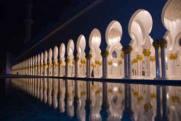 Arches of mosque wall
