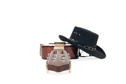 Country & Western guitar hat