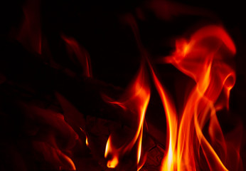 Red Fire Flames of Hell