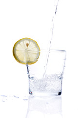 Obraz na płótnie Canvas Glass of lemonade