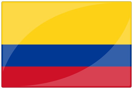 drapeau glassy colombie colombia flag