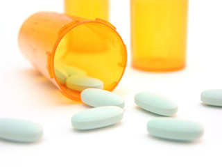 pills and pill bottles