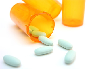 pills and pill bottles