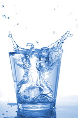 water in glass