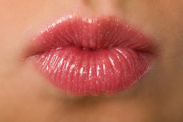 woman lips