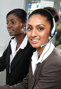 Asian helpdesk support operator