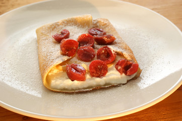 fresh and delicious pancake made for pancake day