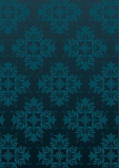 Stoff Dekor dunkelblau